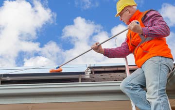 Roachill soft wash roof cleaning